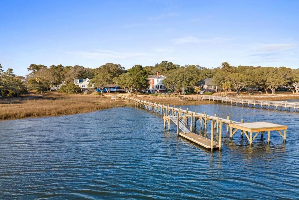 Villa Dolphin Cove - Whole Waterfront House With Dock Ocean Isle Beach Exterior foto