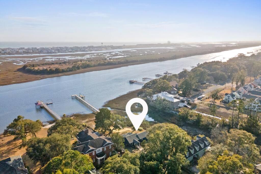 Villa Dolphin Cove - Whole Waterfront House With Dock Ocean Isle Beach Exterior foto