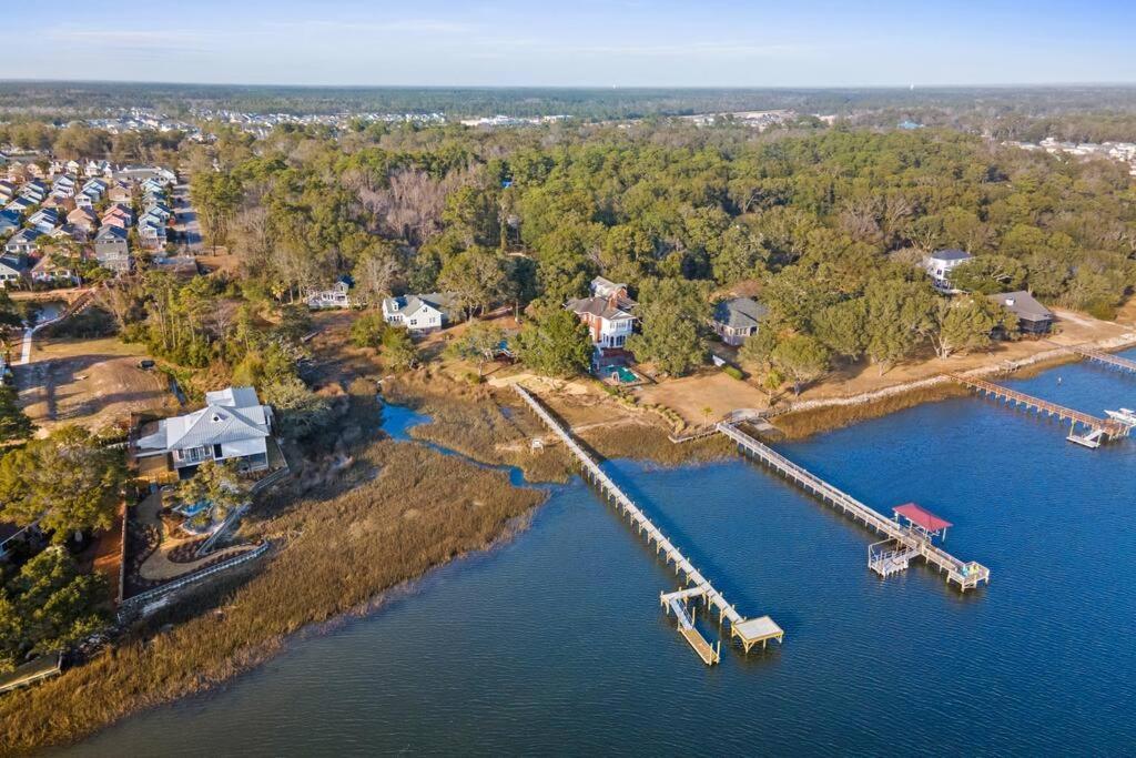 Villa Dolphin Cove - Whole Waterfront House With Dock Ocean Isle Beach Exterior foto