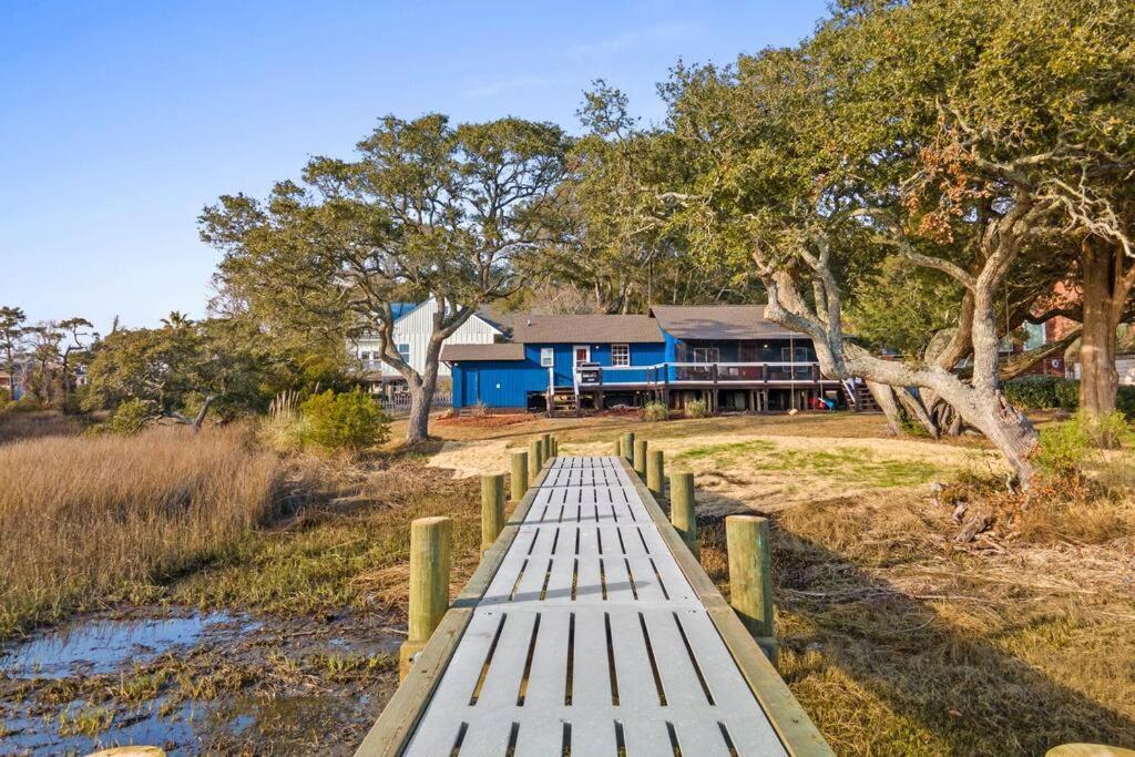 Villa Dolphin Cove - Whole Waterfront House With Dock Ocean Isle Beach Exterior foto